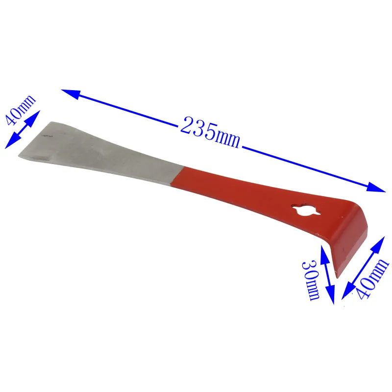1 pcs Red Beekeeping Stainless Steel J Shape J-type Tool Curved Tail Bee Hive Hook Scraper | Дом и сад