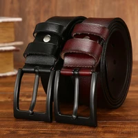 peikong men 2016 belt high quality cow genuine leather luxury strap male belts for men new fashion classice vintage pin buckle