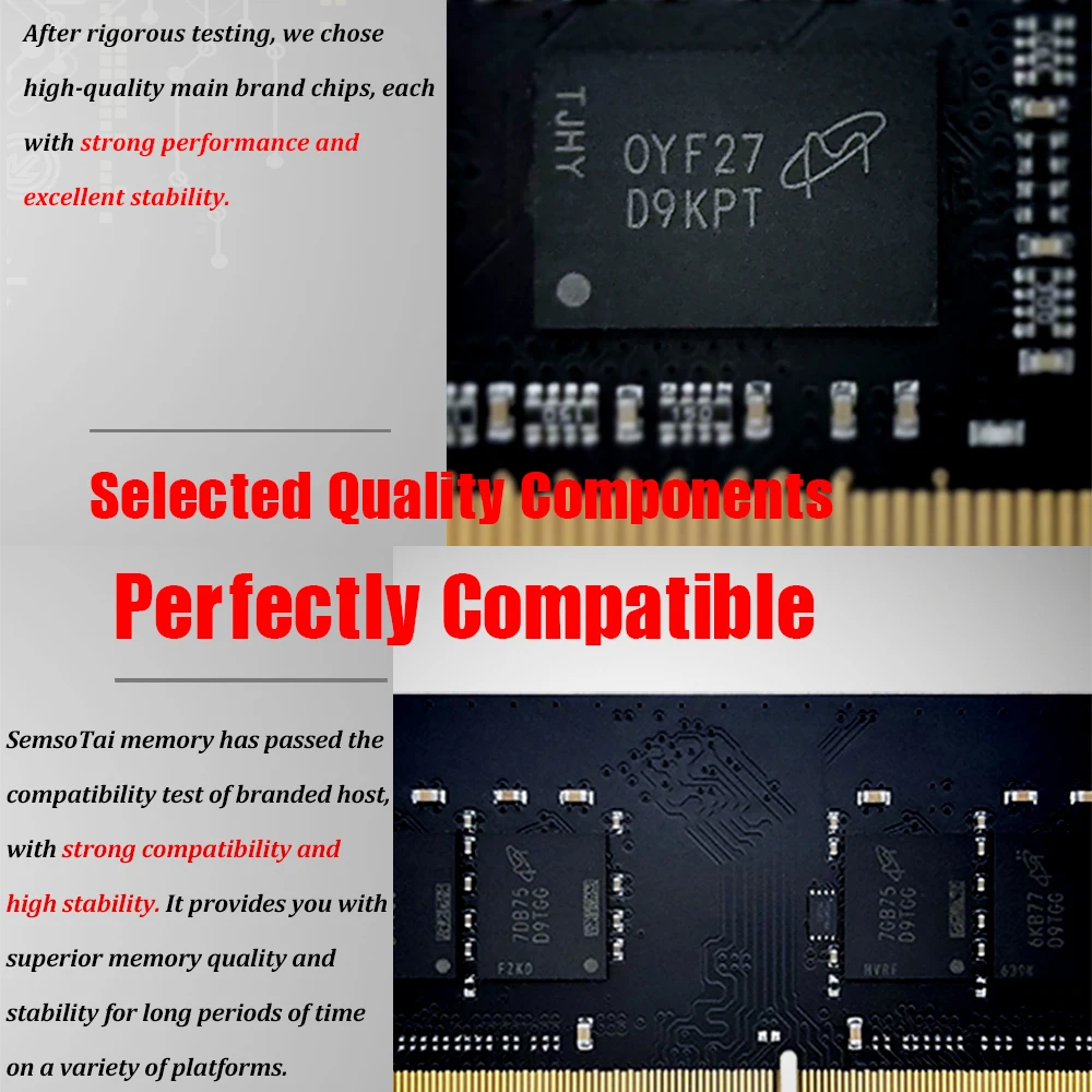 Оперативная память SemsoTai для ноутбука ddr4 4 Гб 2400 МГц CL = 17 Фирменная ширина 288pin димм