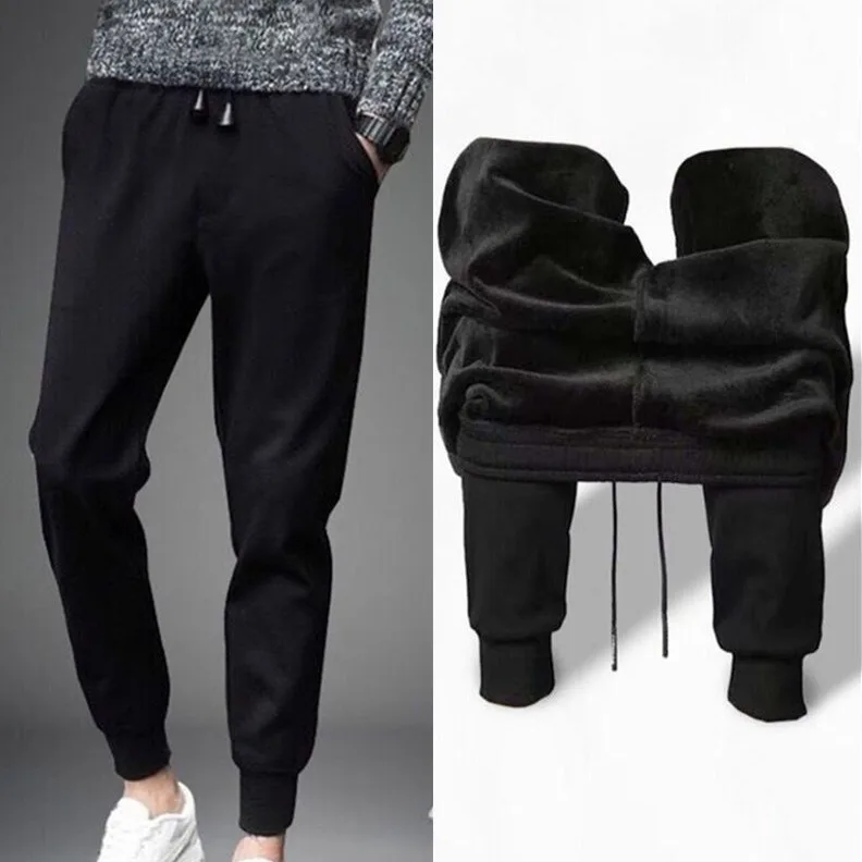2020 Зимние флисовые брюки мужские толстые спортивные плюшевые Модные джоггеры