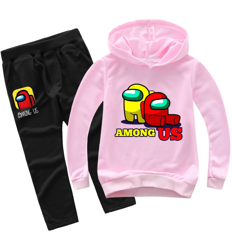 

Among us Clothing Sets Children Birthday suit Boys Tracksuits Kids Among us Sport Suits Hoodies Top +Pants 2pcs Set
