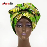 2020 already made african head tie for women nigerian girls scarves women head wrap pure cotton beautiful wedding turban wyb492