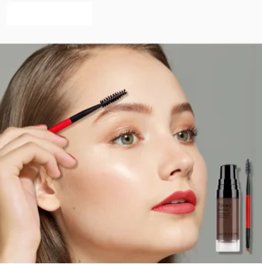Tint Eyebrow Makeup Pomade Gel Brush Kit Brown Eye Brow Cream Enhancer Wax Paint Set 6 Colors Cosmetic Wholesale