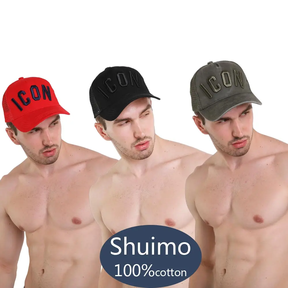 Кепка DSQICOND2 для мужчин и женщин хлопковая бейсболка с вышивкой в стиле хип хоп