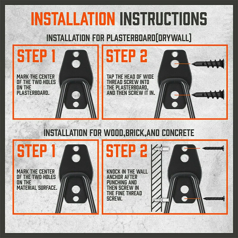 1 шт. металлическая вешалка для шлангов и лестниц |