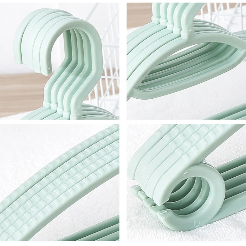 

1Pcs Non-Slip Plastic Clothes Hanger Coat Hanger Laundry Storage Drying Hanger