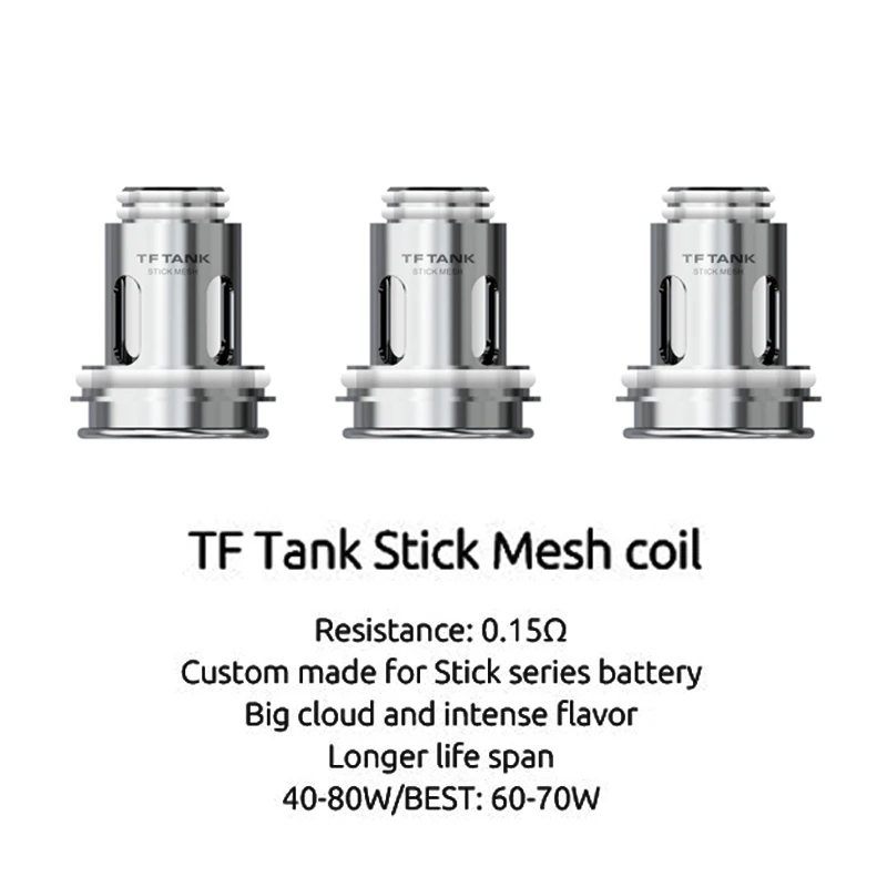 Оригинальный SMOK TF бак TF2019 распылитель 6 мл емкость BF-Mesh сменный сердечник
