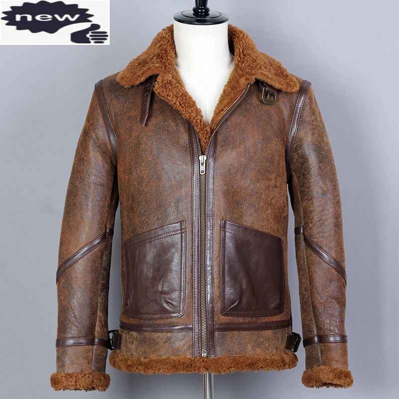 

2021 сапоги с мехом; Большие размеры Air force из натуральной овечьей кожи кожаные сандалии-гладиаторы Для мужчин шерстяная подкладка Курточка бомбер из овечьей шерсти зимнее пальто