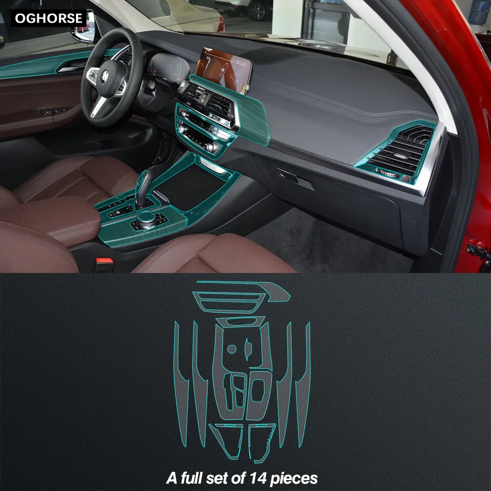 Самоклеящаяся защитная пленка для салона автомобиля центральной консоли