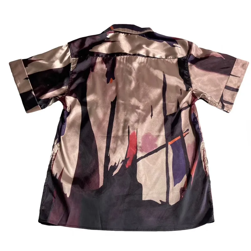 

2020ss Loose Oversize ERD Shirt Men Women 1:1 High Quality Fashion Casual shirt British style Streetwear Abstract art Top Tees