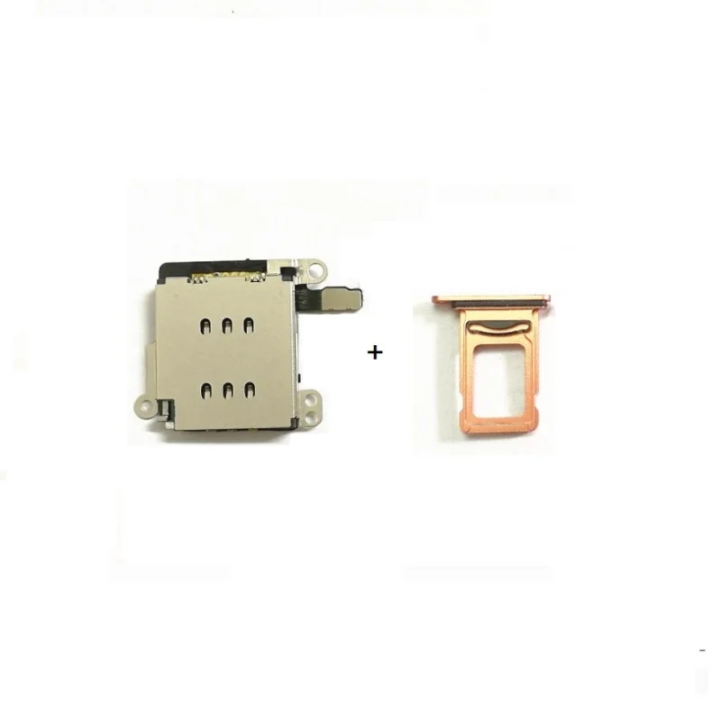 Двойной разъем для считывания sim карт гибкий кабель + держатель слота карты iPhone