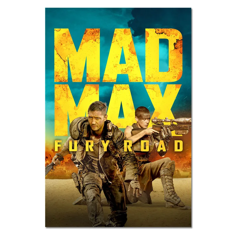 Плакат из фильма Mad Max Fury Road Шелковые Плакаты для автомобиля принты винтажные