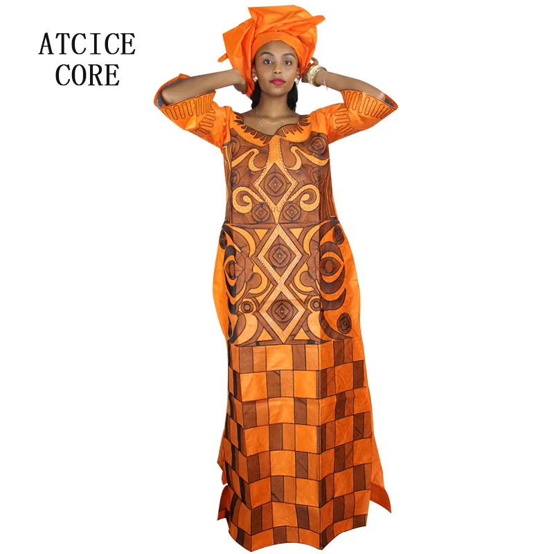 Женское длинное платье с вышивкой A023 #|Африканская одежда| |