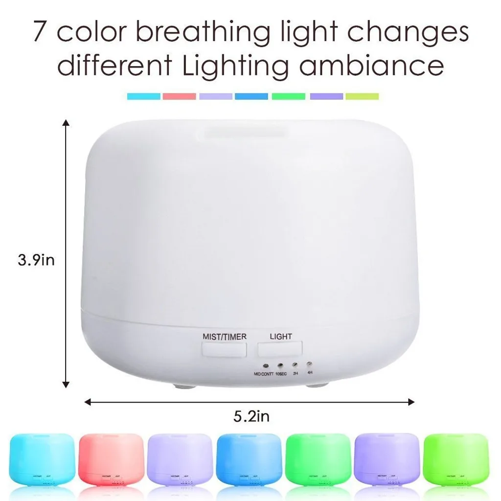 Увлажнители 300 мл диффузоры очиститель пульт дистанционного управления 7