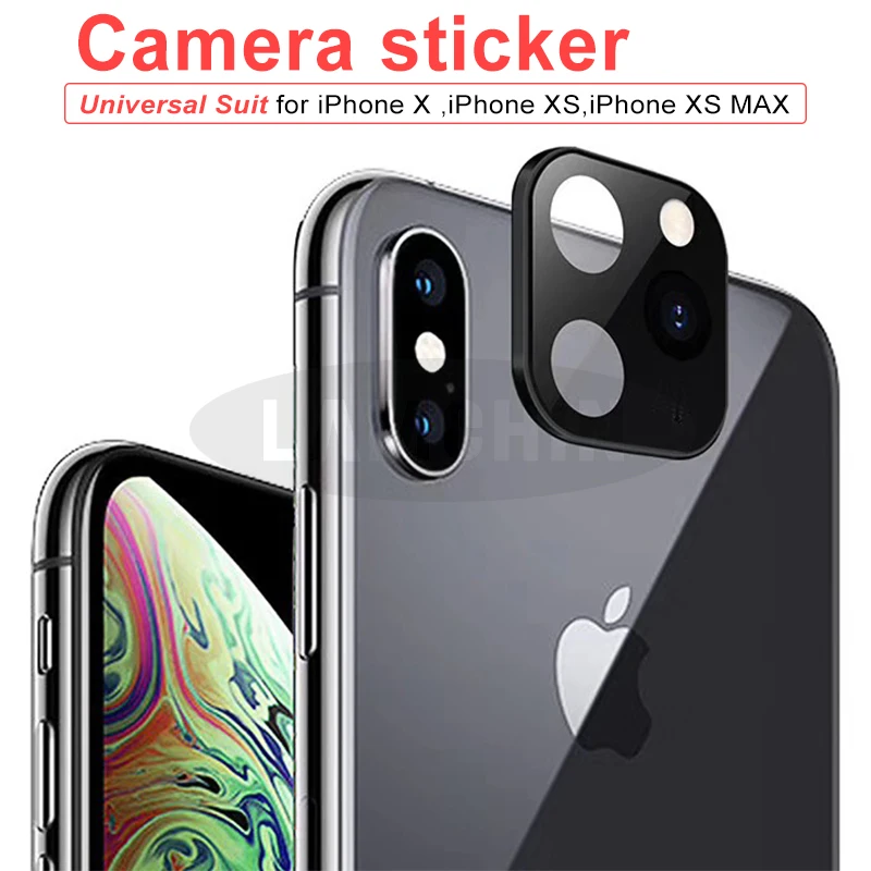 

For Iphone X Xs Max Camera Sticker Second Change 11 Pro Max 11pro Lens Sticker Modified Camera Cover Titanium Alloy 10 Protector