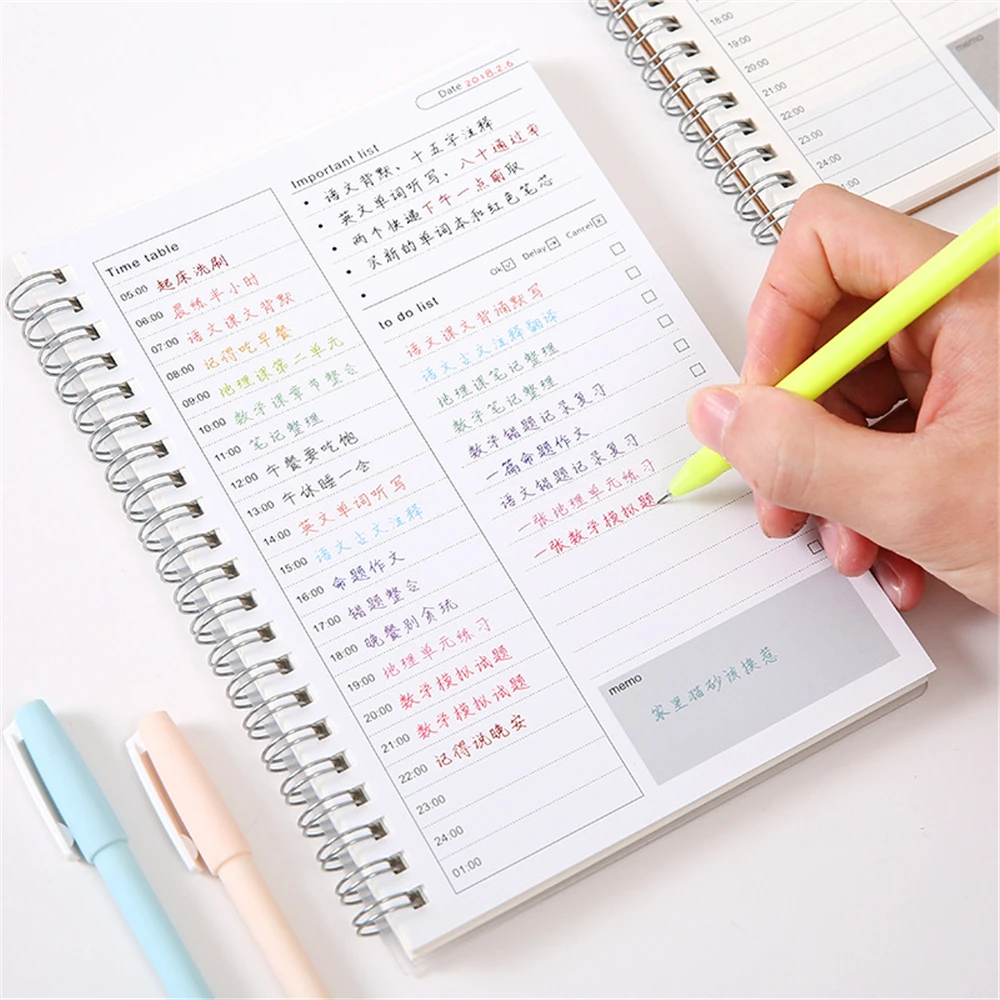 Блокнот А5 ежедневник органайзер управление временем КПД ручная запись блокнот