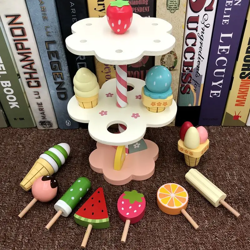 

Baby Wooden Kitchen Toy Wooden Coffee machine Machine Food Mixer for kids Pretend Play Early Learning Educational Toy