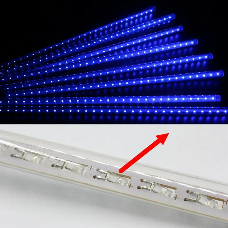 СВЕТОДИОДНАЯ Гирлянда метеоритный дождь 8 трубок 50 см|Осветительные гирлянды| |