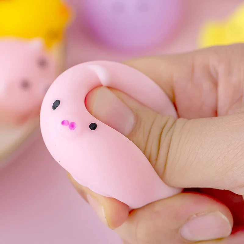 Mochi Kawaii животные мягкие игрушки фиджет-пакет Сжимаемый кролик антистресс