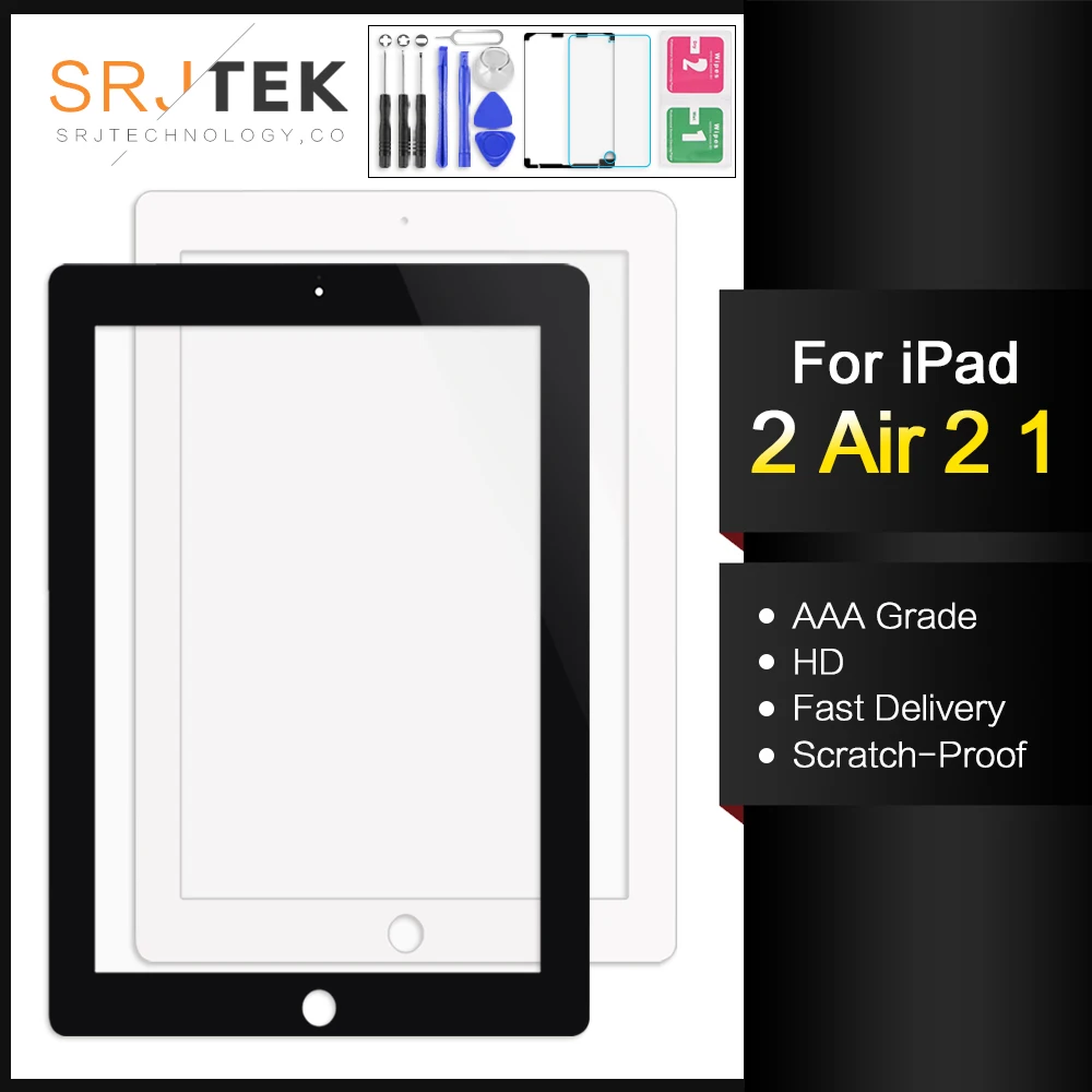 Для iPad 2 Air 2 1 дигитайзер экрана для iPad 3 4 сенсорный экран для iPad 1 5 6 Сенсорная панель дигитайзер для iPad2 iPad3 iPad4 стекло