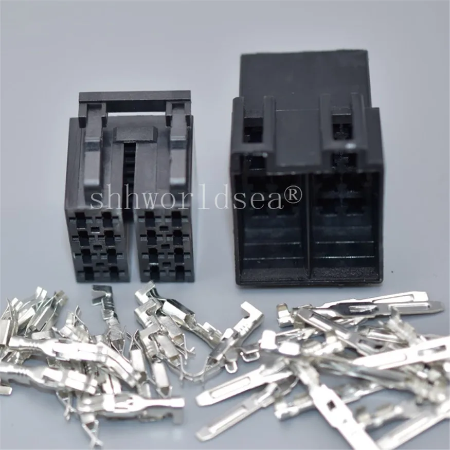 1 компл. 16 контактов 3 5 мм автомобильный аудиокабель разъем провод ISO вилка гнездо