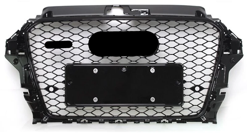 Автомобильный передний бампер Гриль Центральная решетка для Audi A3/S3 8V 2014 2015 2016 (Refit