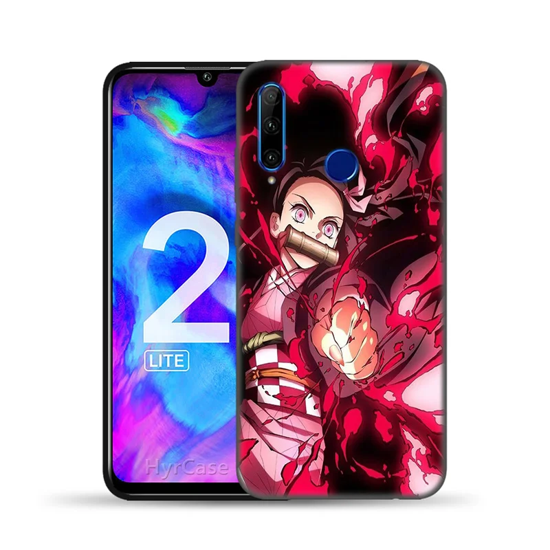 huawei silicone case Demon Slayer Japan Anime Phone Case For Huawei Honor 30 20i 10i 30i 9X 8X 8C 10X Honor20 Mate 20 10 Lite Pro Soft Silicone Cover cute phone cases huawei