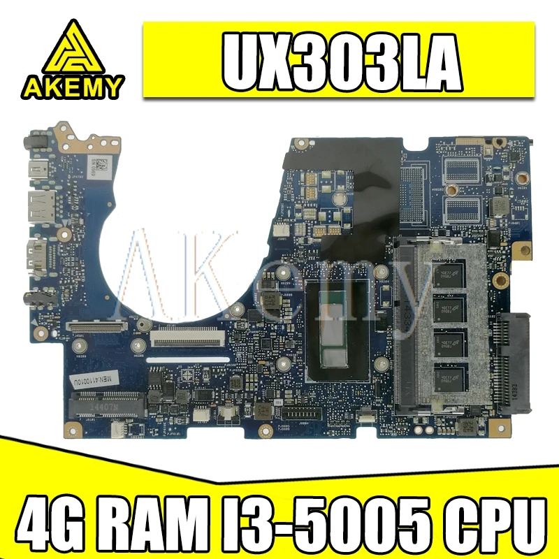 

UX303LAB материнская плата 4G RAM I3-5005 CPU для For Asus UX303LA UX303LB UX303LN UX303L UX303 материнская плата для ноутбука UX303LAB материнская плата