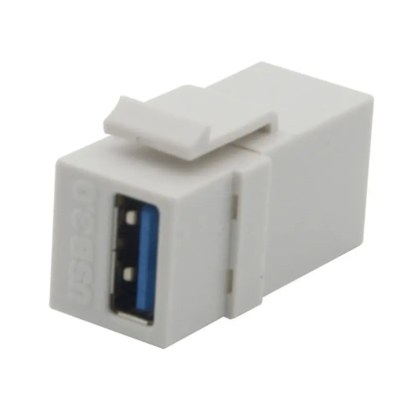 

2PCS USB 3.0 A Female to A Female Extension Keystone Jack Coupler Connector Adapter Converter 32CA