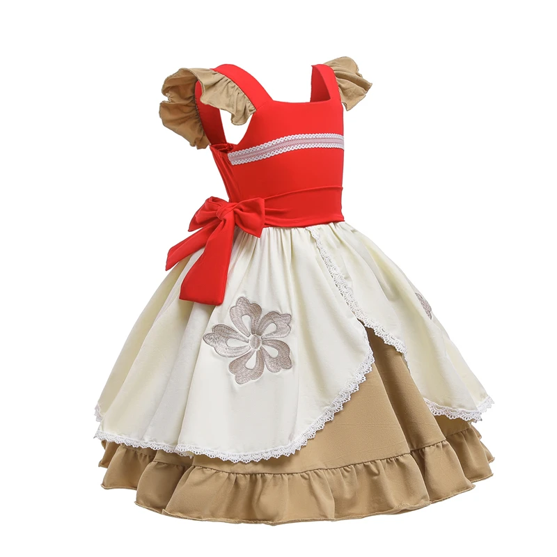 Роскошный нарядный костюм принцессы Моаны гавайская принцесса аксессуар для