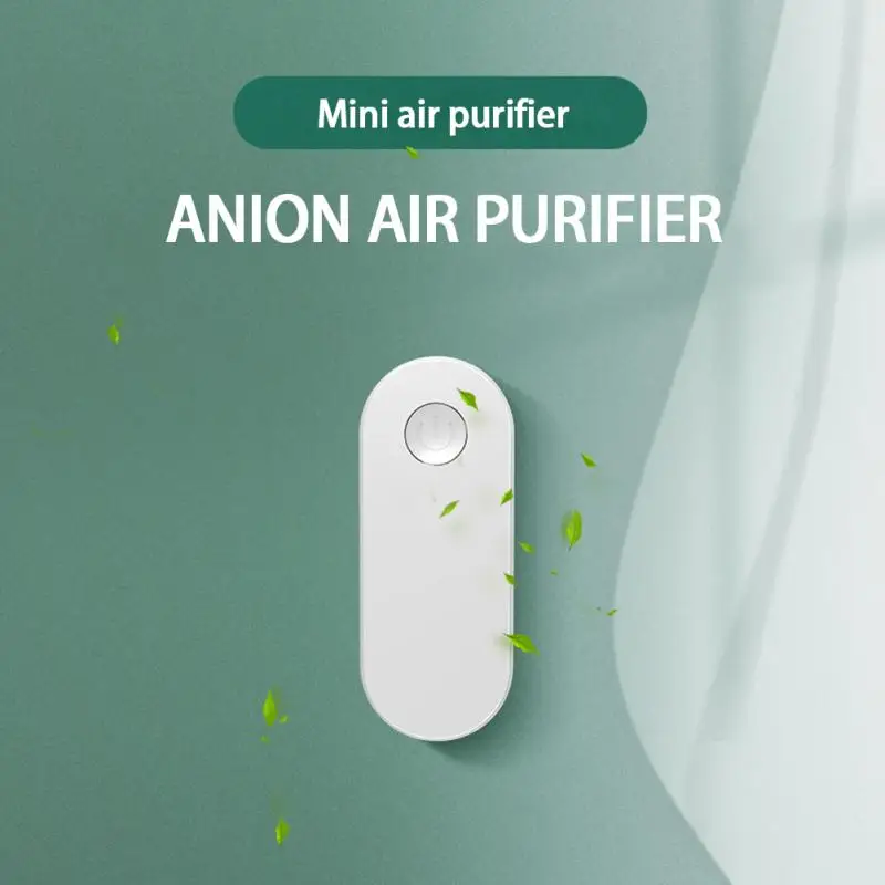 

Лучший выбор, мини-очиститель воздуха на 600 мАч, дезинфицирующий персональный ионизатор с USB, генератор озона с отрицательными ионами, Дезод...