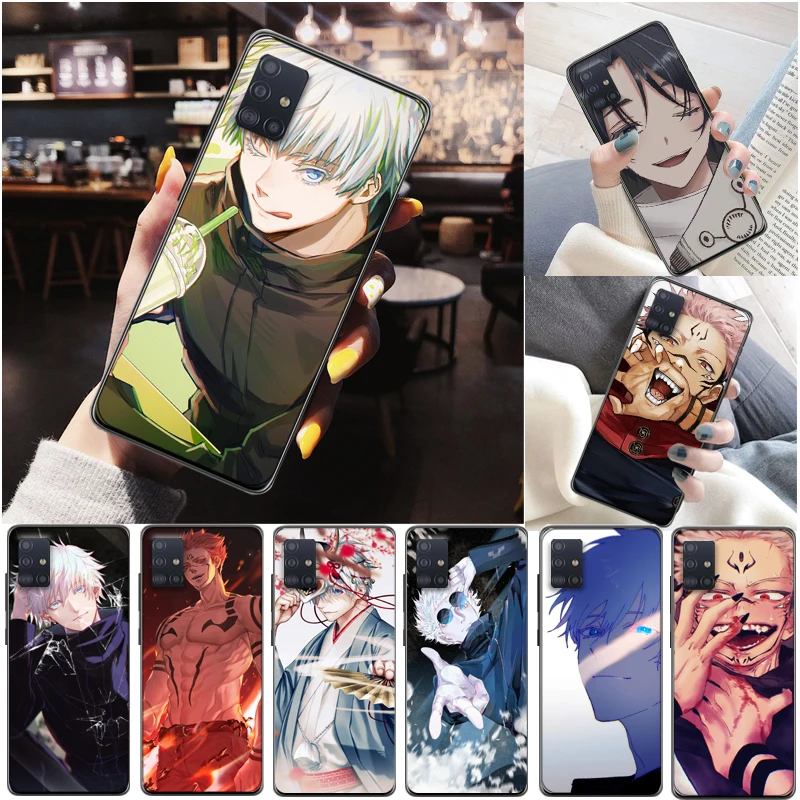 

Jujutsu Kaisen Satoru Gojo Fushiguro Megumi Sukuna Yuji Itadori Phone Case For Samsung Galaxy A51 A71 4G 5G Carcasa Cases Funda