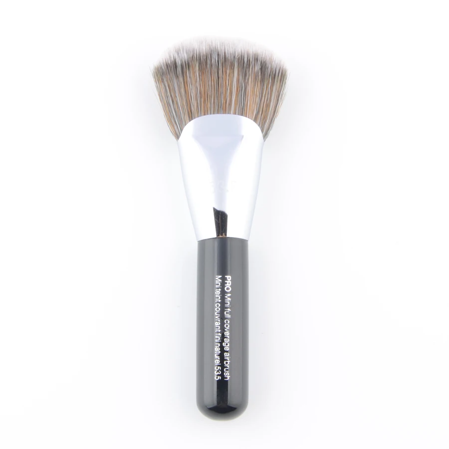 

S #53.5 Powder Makeup brushes Pro Mini full coverage airbrush Make up brush Contour Fan High quality synthetic hair cosmetic
