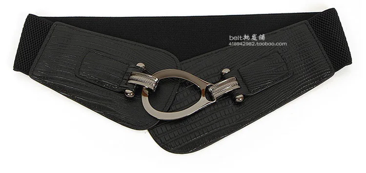 Широкий пояс Kasure из искусственной кожи с косым рисунком для женщин роскошный