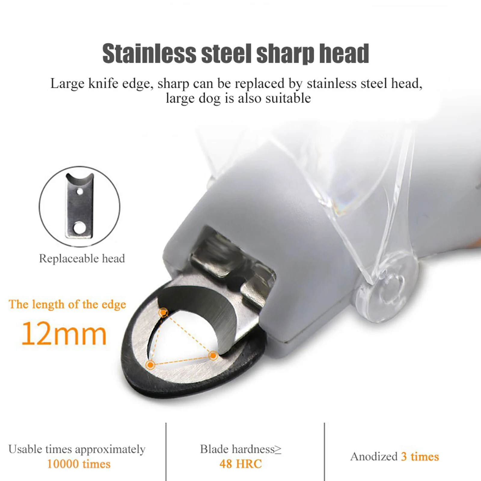 

Professional Pet Nail Trimmers Clippers w/ LED Light for Cats Dogs Claw Care