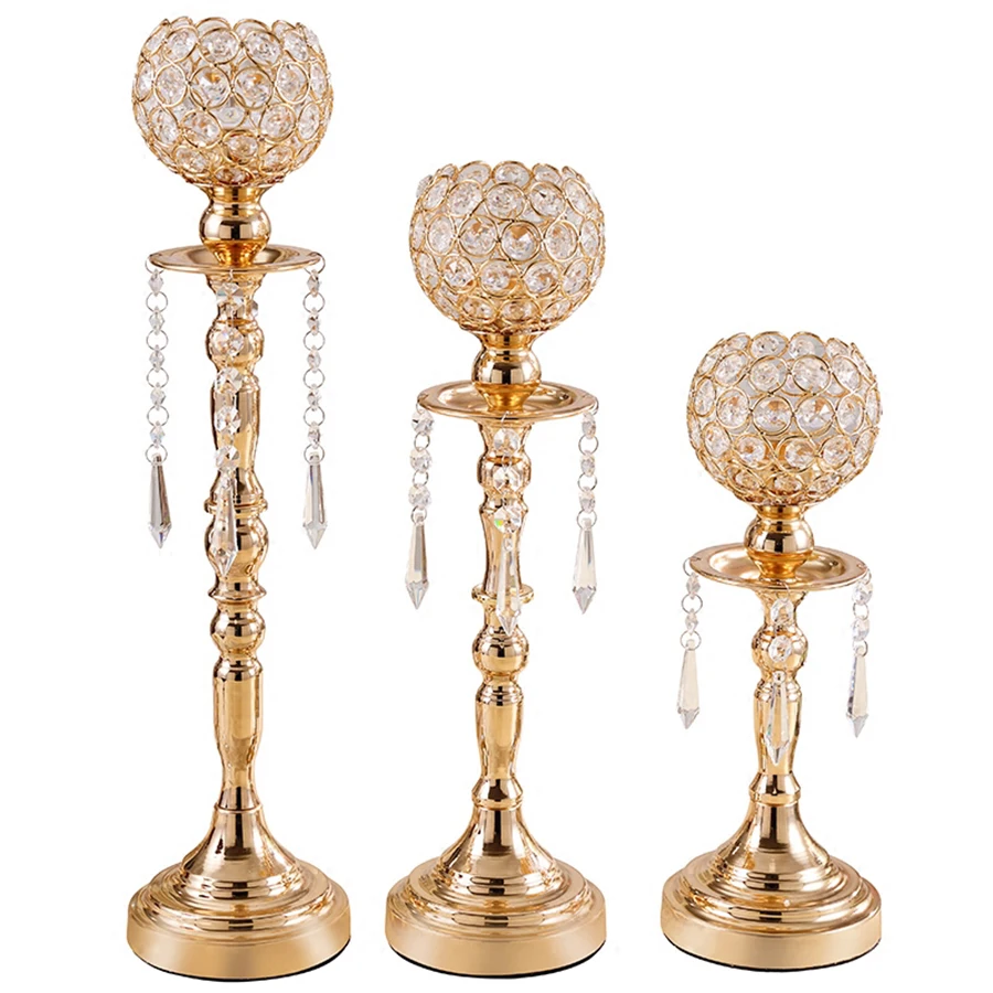 Канделябр Свадебный центральный декор скандинавский подсвечники Хрустальный