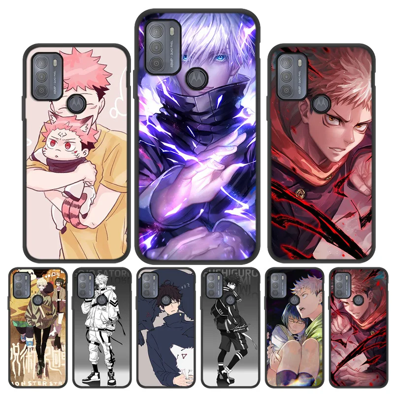 

Cartoon Anime Jujutsu Kaisen Phone Case For Sony Xperia XA3 1 II 2 Soft Silicon Black Painted Cover Xperia 10II Funda