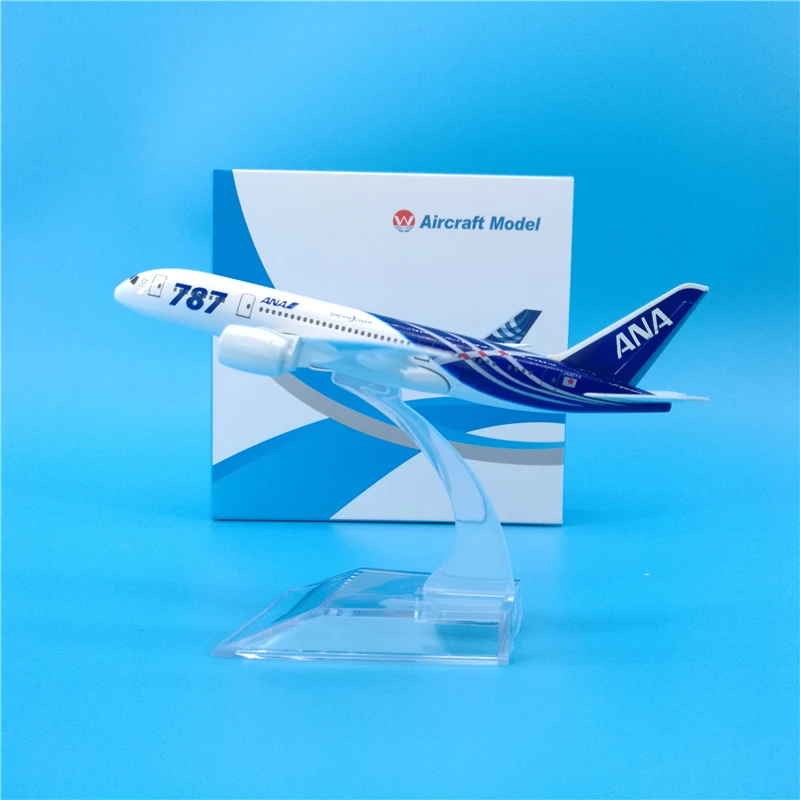 16 см Япония Nippon дыхательные пути B787 модель самолета из сплава украшения подарок