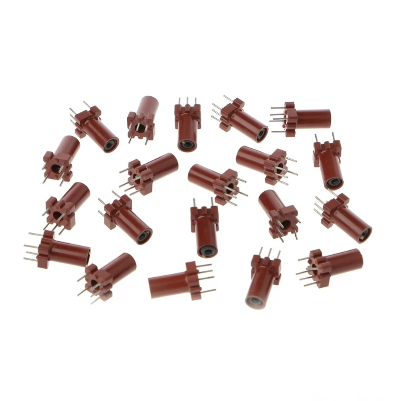 

20 Pcs Adjustable Inductor Shell Skeleton Empty Ferrite Core No Inductor Coil 25-100MHZ New