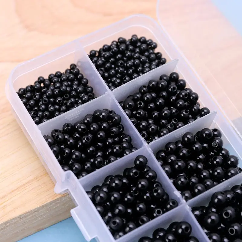 1380 шт. пластиковые бусины для кукол сделай сам 3 мм 4 5 6 8