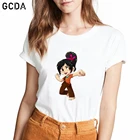Женская футболка Harajuku Kawaii, футболка с рисунком сахарной Раш, королевы ванеллопа, косплей, арахтовки Ральфа, забавная мультяшная футболка, Милая футболка