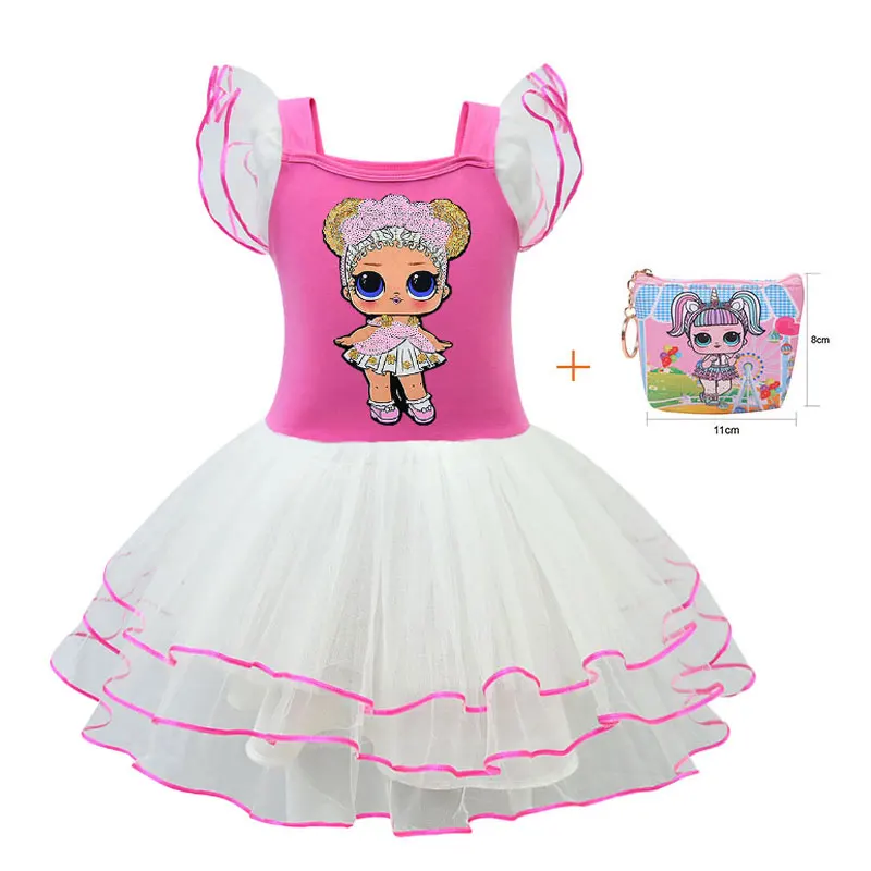 Новинка 2019 года Забавное платье на бретельках для маленьких девочек Милая