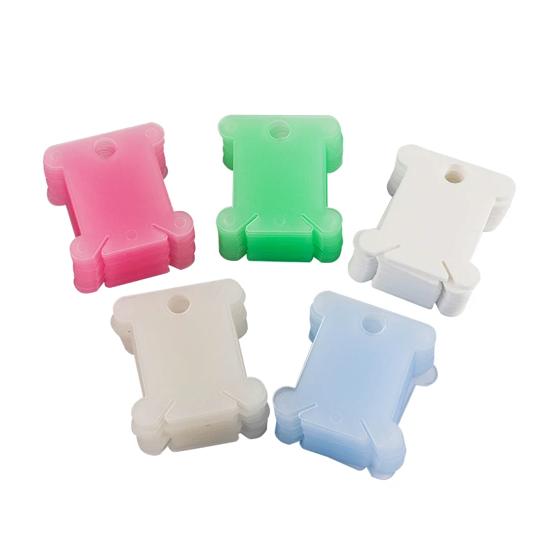 

Embroidery Thread holder Floss Craft Bobbin Cross Stitch Storage Holder Plastic Sewing Thread Board Card Thread Organizer