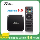 ТВ-приставка X96 mini S905W на Android 9,0, четыре ядра, 2,4 ГГц, Wi-Fi