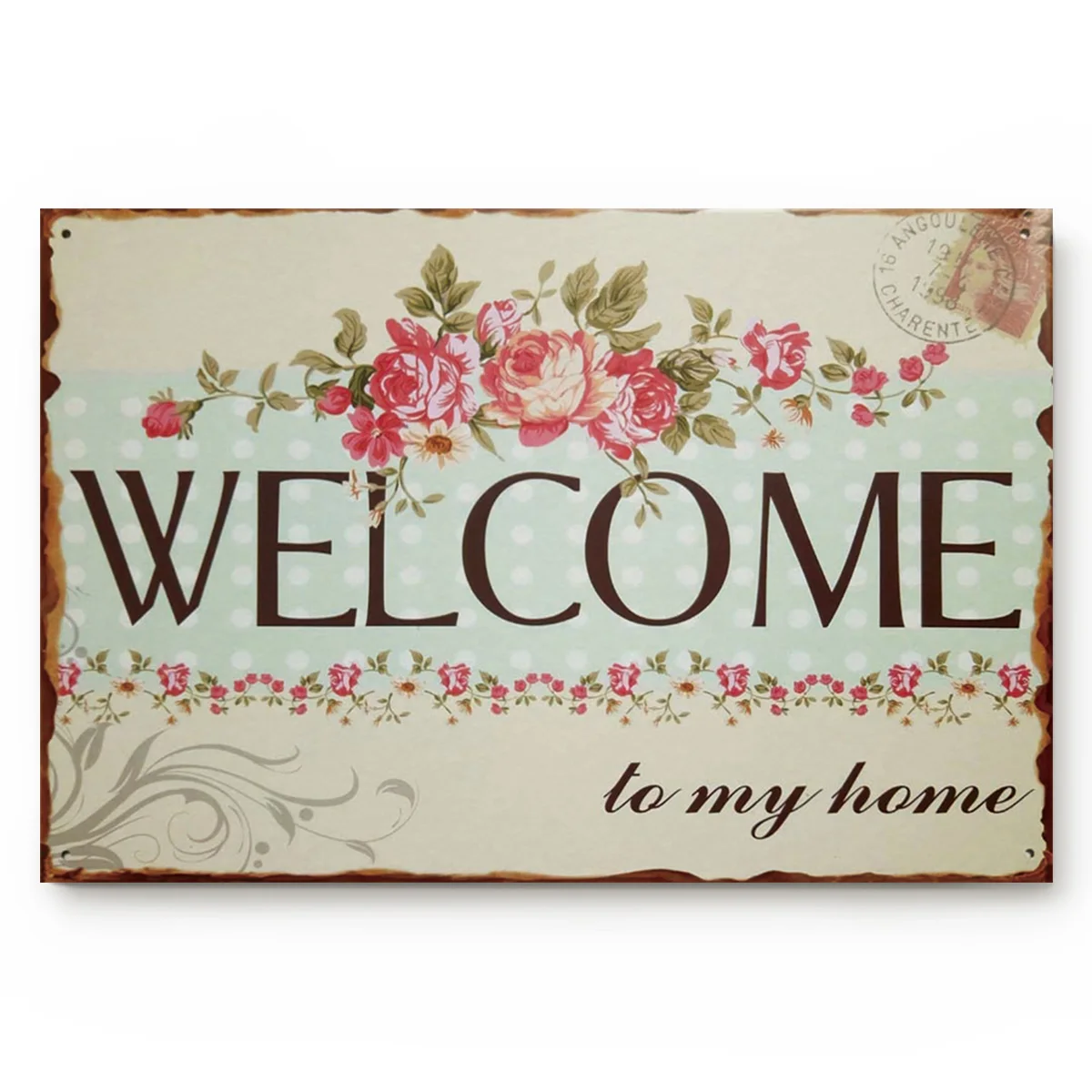 Кухонный коврик Противоскользящий для входной двери в стиле ретро с рисунком