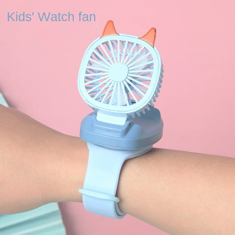 

Wonderlife 2021 summer new watch fan second generation student child holding electric fan children's day gift