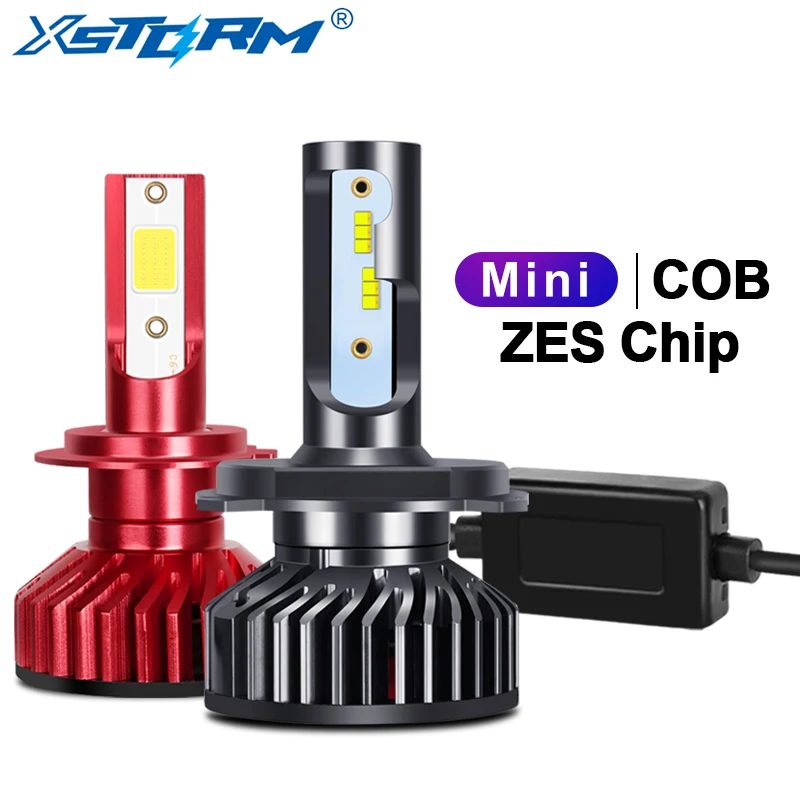 Светодиодные мини лампы Canbus H8 H4 H7 H1 H3 H11 9005 HB3 900 HB4 H27 12000 лм|Передние LED-фары для авто|
