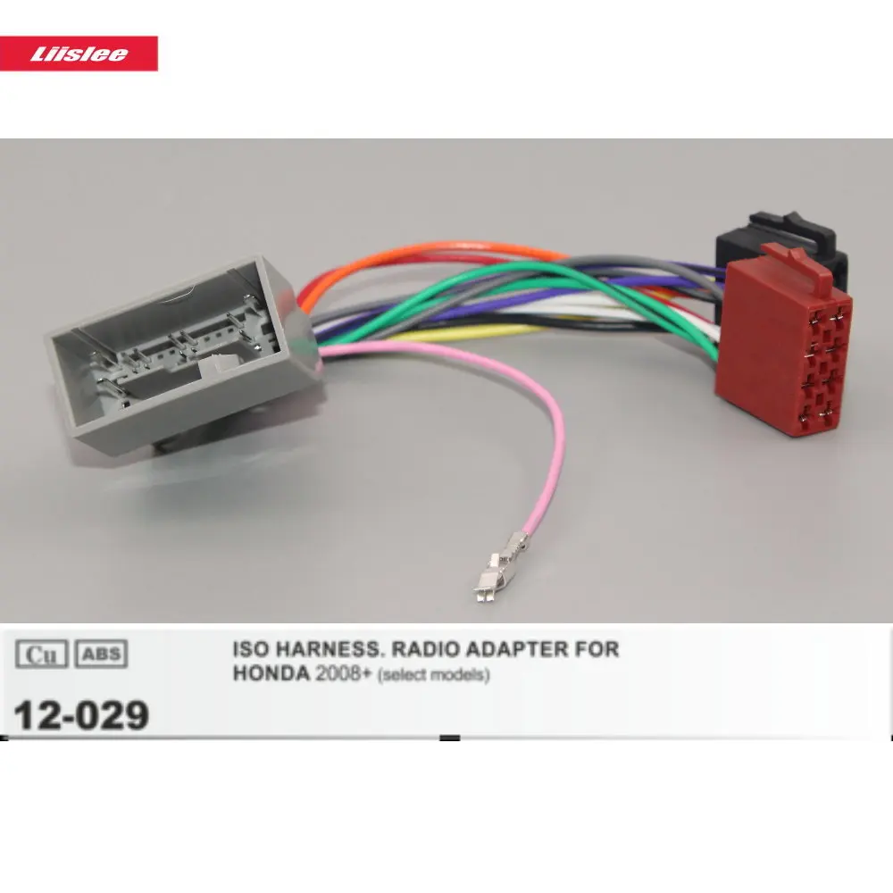 Жгут ISO радиоадаптер для HONDA CR-Z/Element/Jazz автомобильный CD-плеер штекерный кабель