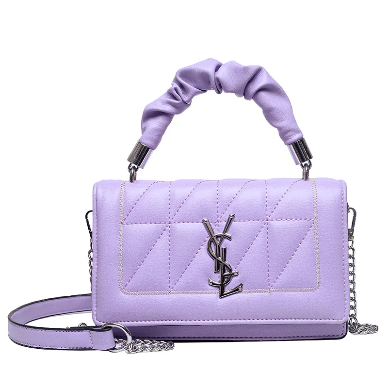 

Spring 2021 new fashion bag female cloud handbag rhombic embroidered chain shoulder messenger bag