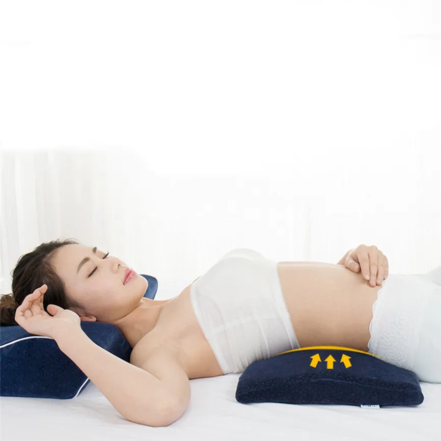 Memory Foam талии Поддержка КЛИН Подушка кровать спальный на ногу с подъемом для